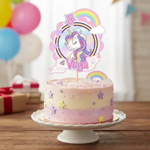 Cake Topper Unicornio 1