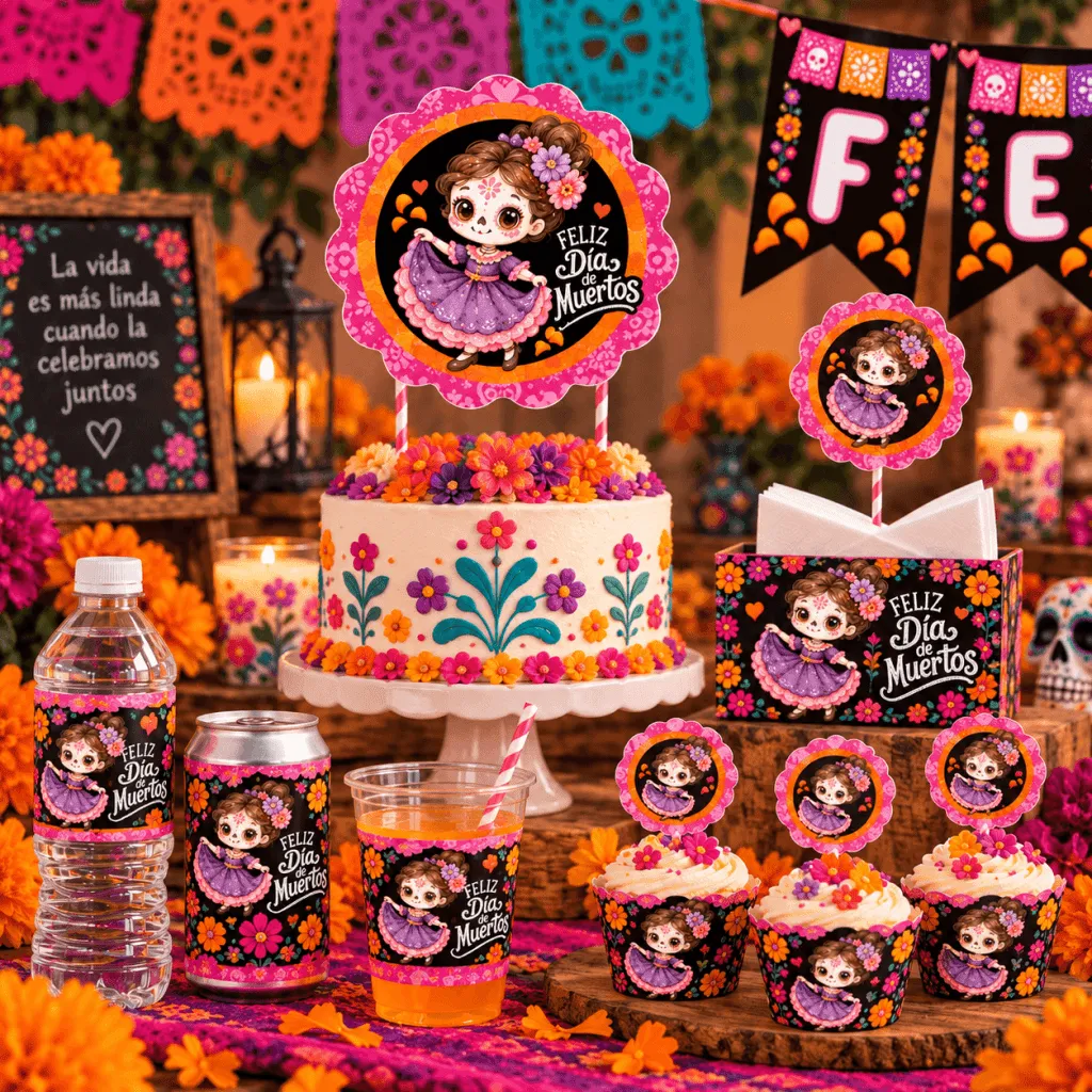 Set de decoración Día de Muertos 3