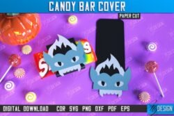 Una visión alternativa de Candy Bar Cover Paper Cut Bundle