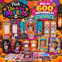 Pack Día de Muertos 600 imprimibles