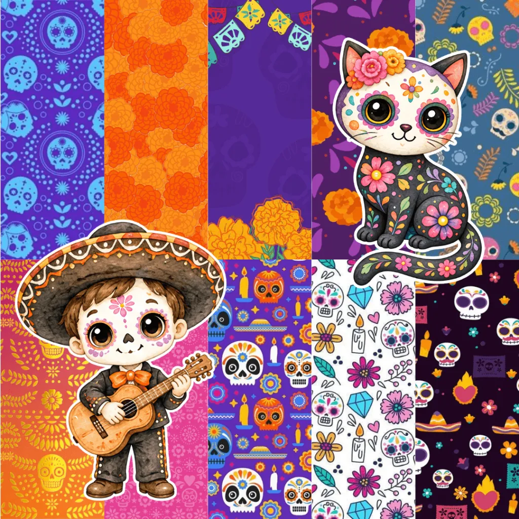 Papeles digitales y cliparts