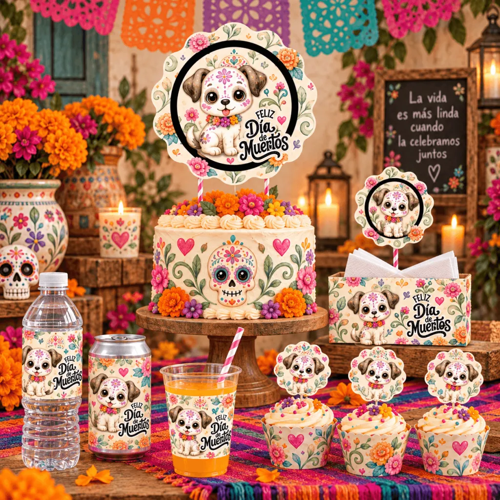 Set de decoración Día de Muertos 4