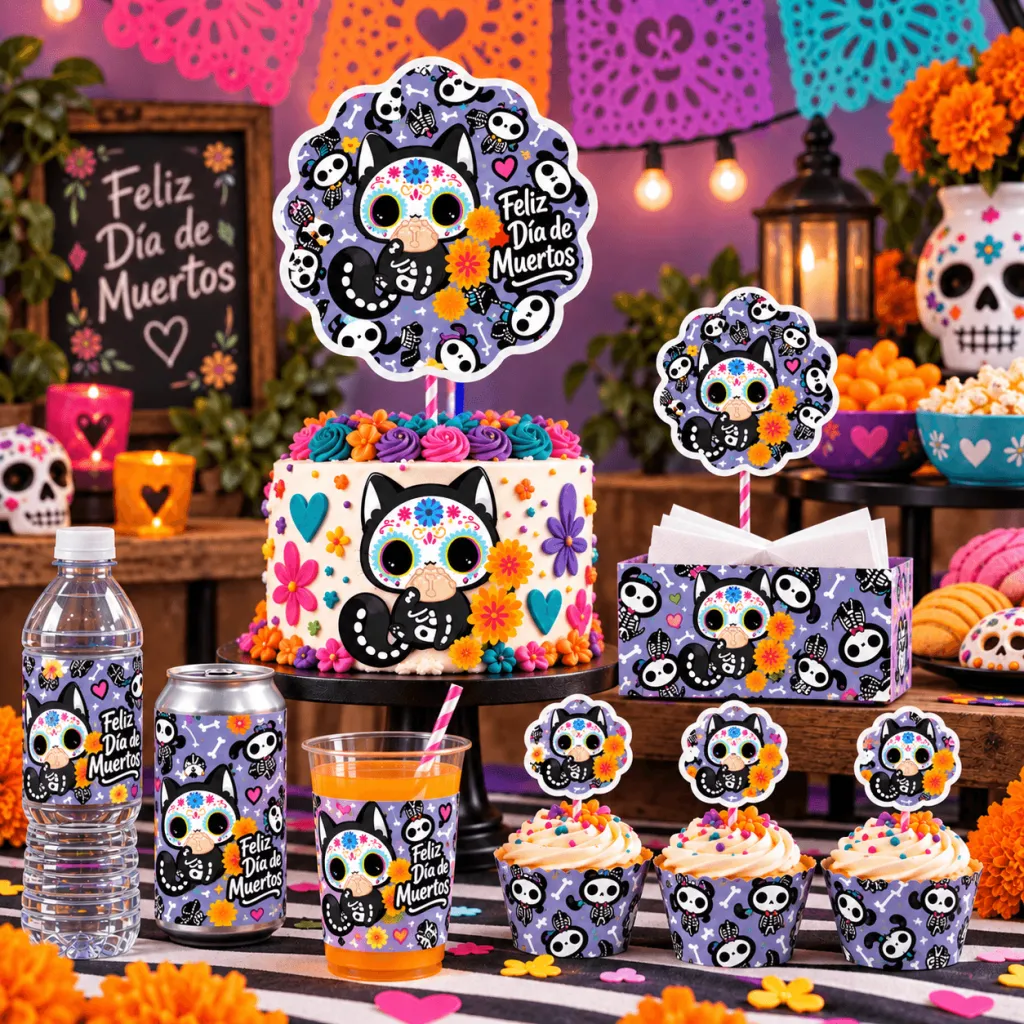 Set de decoración Día de Muertos 1