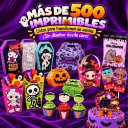 Pack Halloween 500 imprimibles