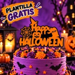 Happy Halloween Cake Topper